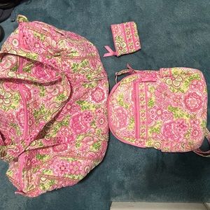 Vera Bradley Pink Petal Pattern. Excellent condition no fraying no wear no tears